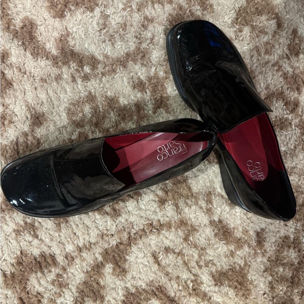 Franco Sarto Patent Leather Loafers